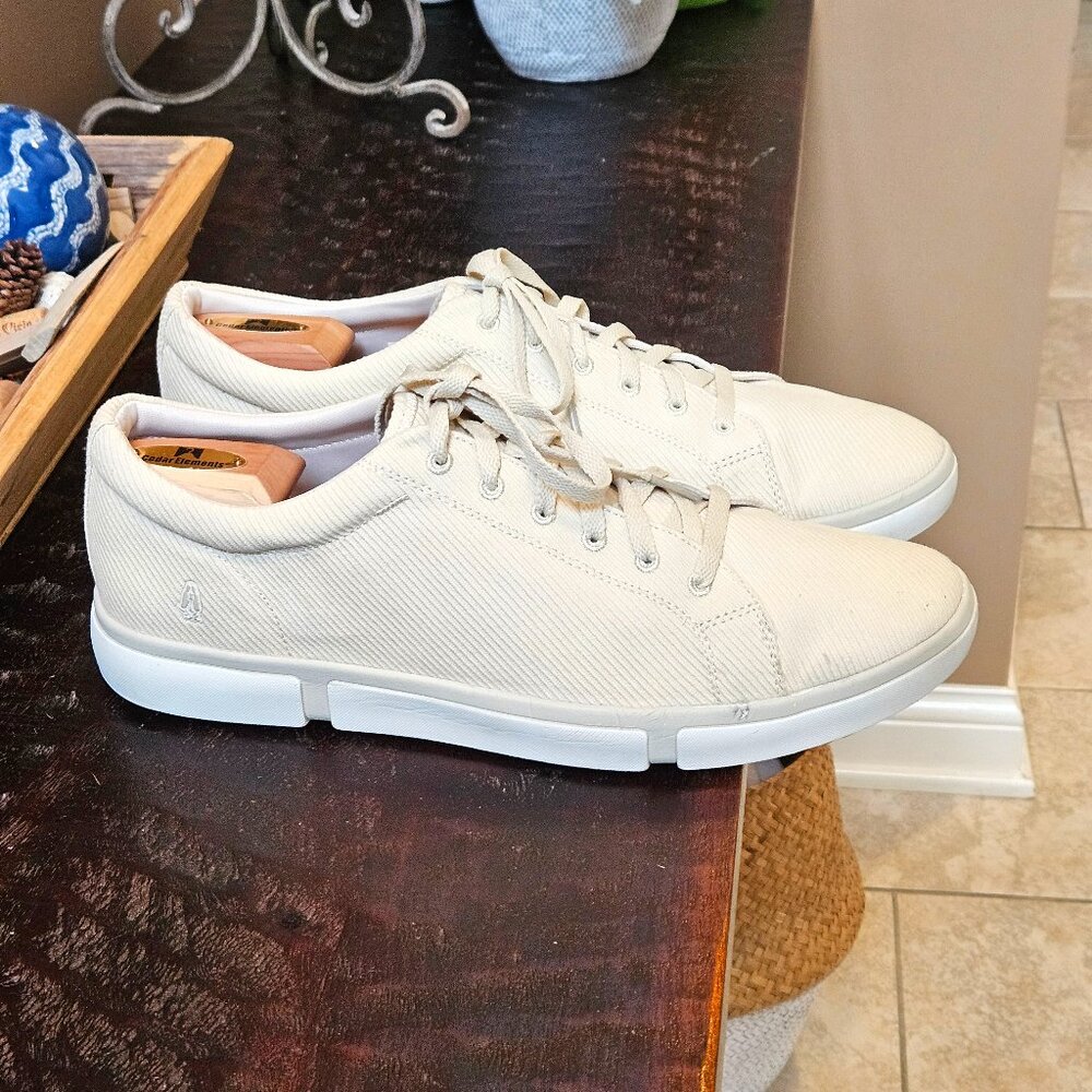 Hush Puppies Men's Briggs 2 Sneaker, Natural Ivory, Sz 13